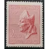 Známka ČSR, 2,40 Kčs, Pof.451**
