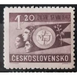 Známka ČSR, 1,20 Kčs, Pof.456** 