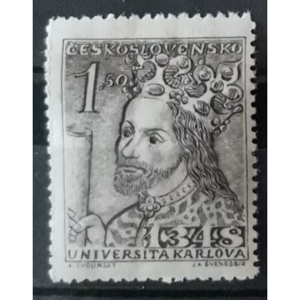 Sello Checoslovaquia, 1,50 Kčs, Mi.535, MNH** 