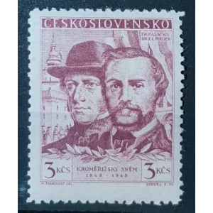 100. výročí Kroměřížského sněmu - 3 Kčs karmínová