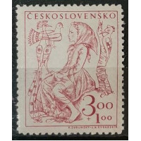 Briefmarke Tschechoslowakie, 4+1 Kčs, Mi.561, MNH** 