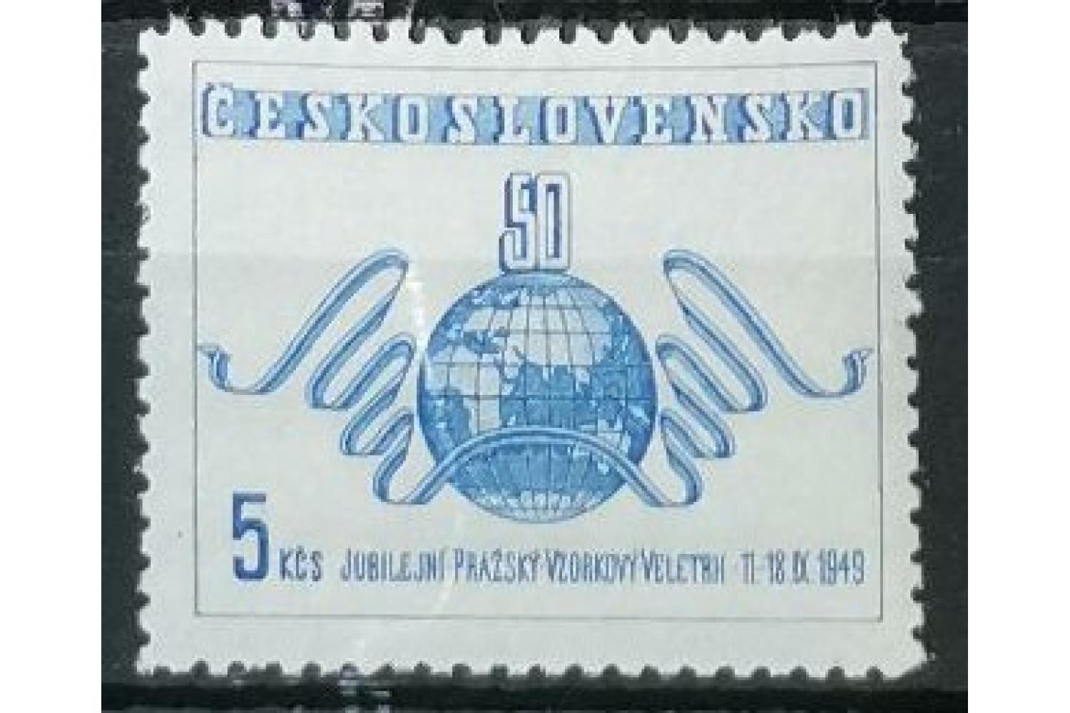 Známka ČSR, 5 Kčs, Pof.520* 