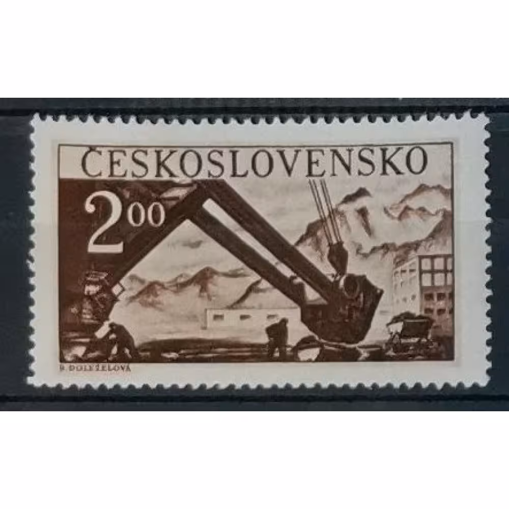 Stamp Czechoslovakia, 2 Kčs, Mi.615, MNH** 