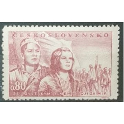 Sello Checoslovaquia, 0,80 Kčs, Mi.675, MNH** 