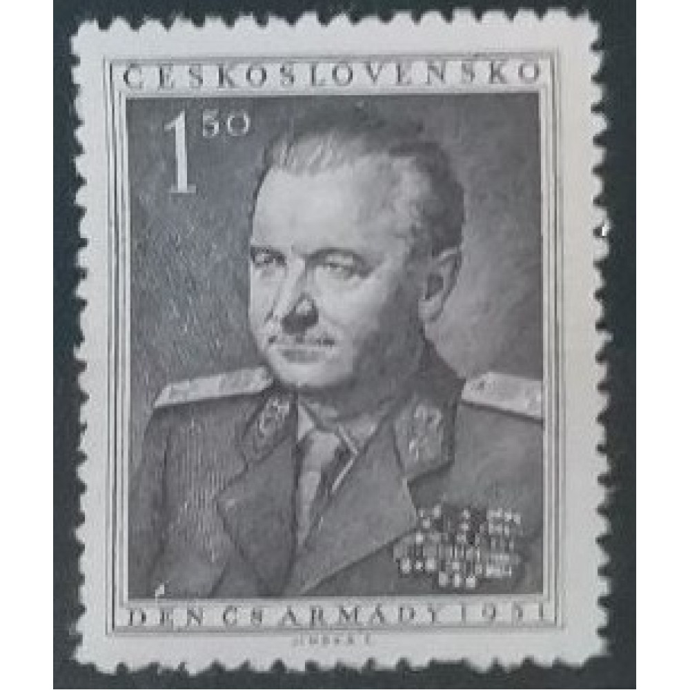 Sello Checoslovaquia, 1,50 Kčs, Mi.693, MH* 