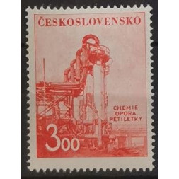 Briefmarke Tschechoslowakie, 3 Kčs, Mi.711, MH* 