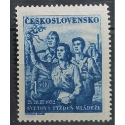 Sello Checoslovaquia, 1,50 Kčs, Mi.712, MH* 