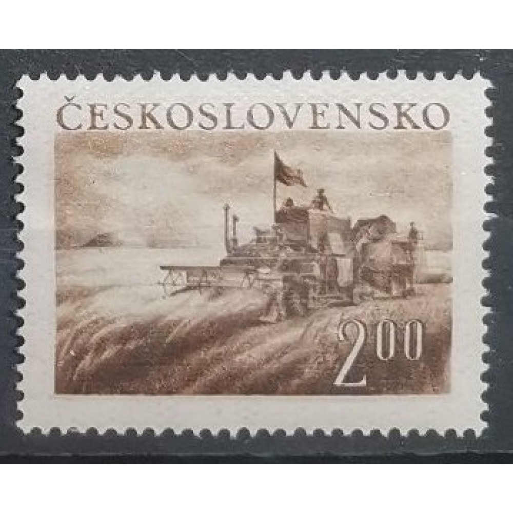 Briefmarke Tschechoslowakie, 2 Kčs, Mi.725, MH* 