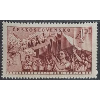 Briefmarke Tschechoslowakie, 4 Kčs, Mi.728, MH* 