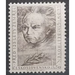 Briefmarke Tschechoslowakie, 1,50 Kčs, Mi.737, MH* 