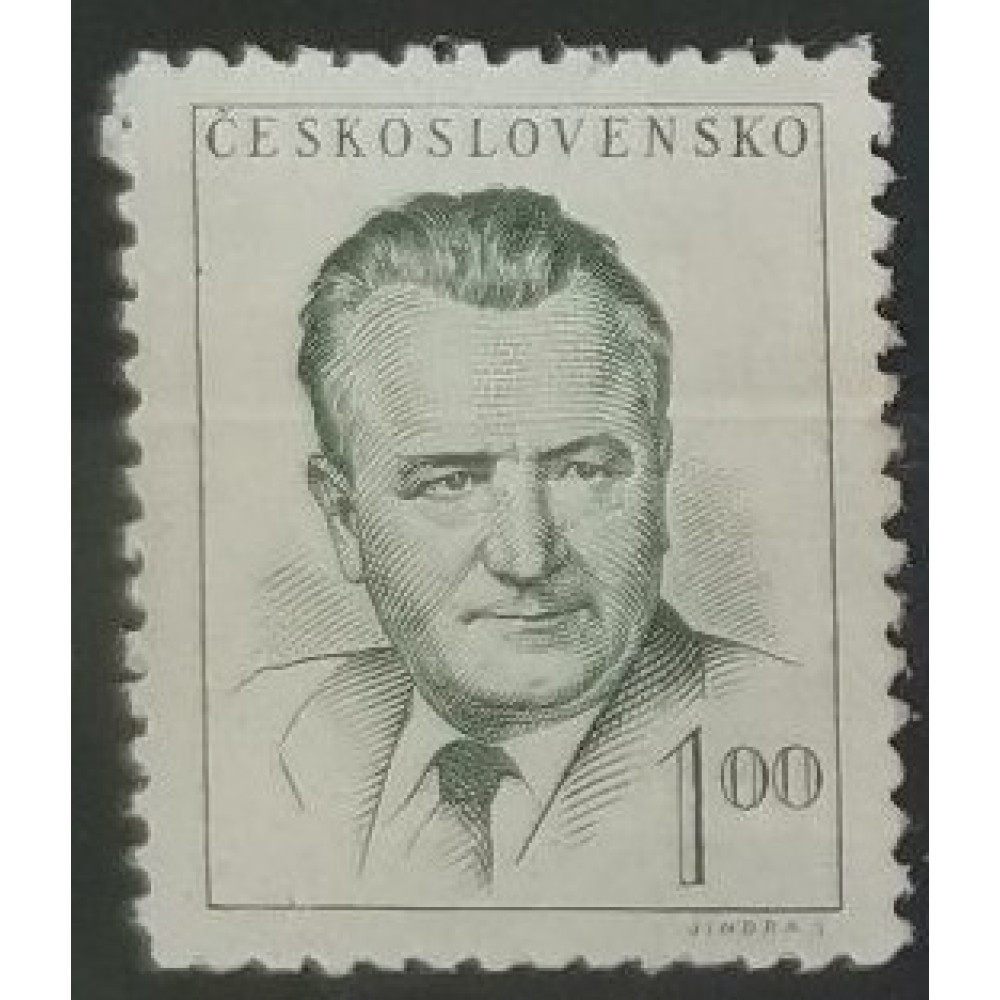 Briefmarke Tschechoslowakie, 1 Kčs, Mi.740, MH* 
