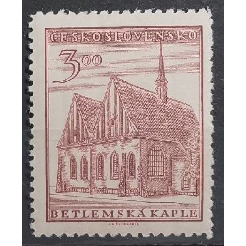 Známka ČSR, 3 Kčs, Pof.668* 