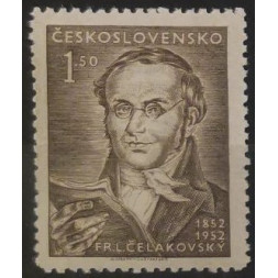 Briefmarke Tschechoslowakie, 1,50 Kčs, Mi.753, MH* 