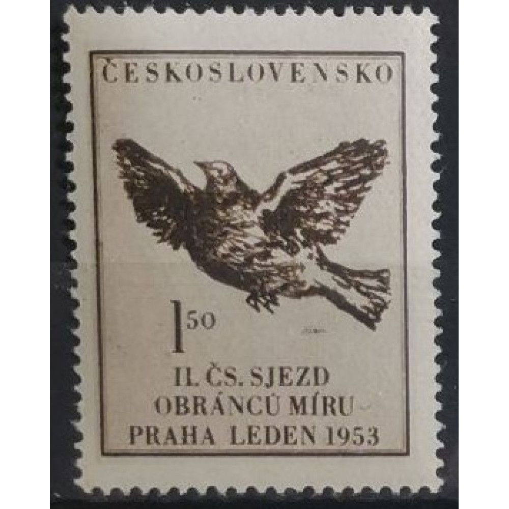 Briefmarke Tschechoslowakie, 1,50 Kčs, Mi.776, MH* 