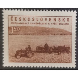 Sello Checoslovaquia, 1,50 Kčs, Mi.806, MH* 