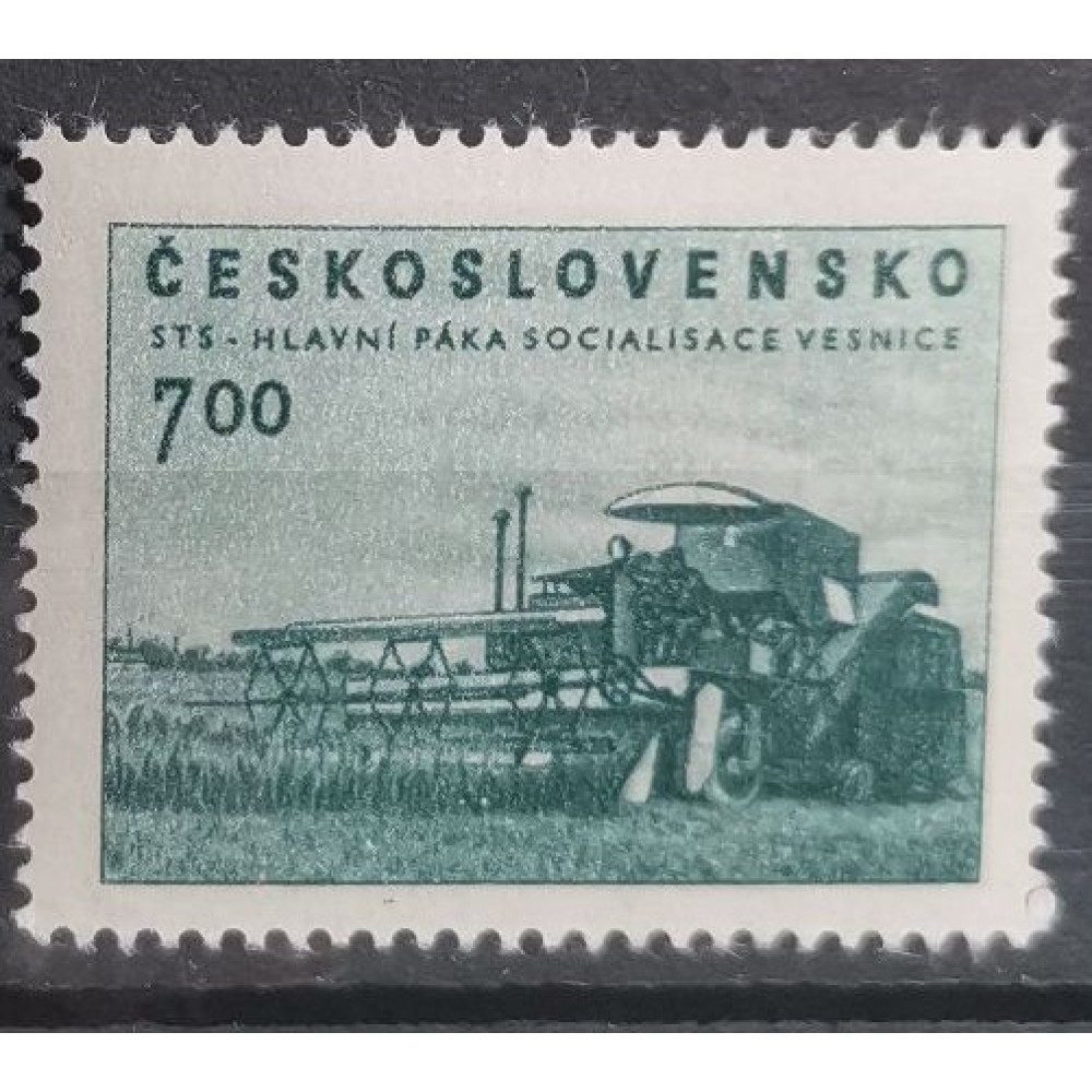 Sello Checoslovaquia, 7 Kčs, Mi.807, MH* 