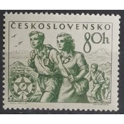 Briefmarke Tschechoslowakie, 80 h, Mi.857, MNH** 