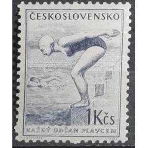 Tělovýchova a sport - plavkyně