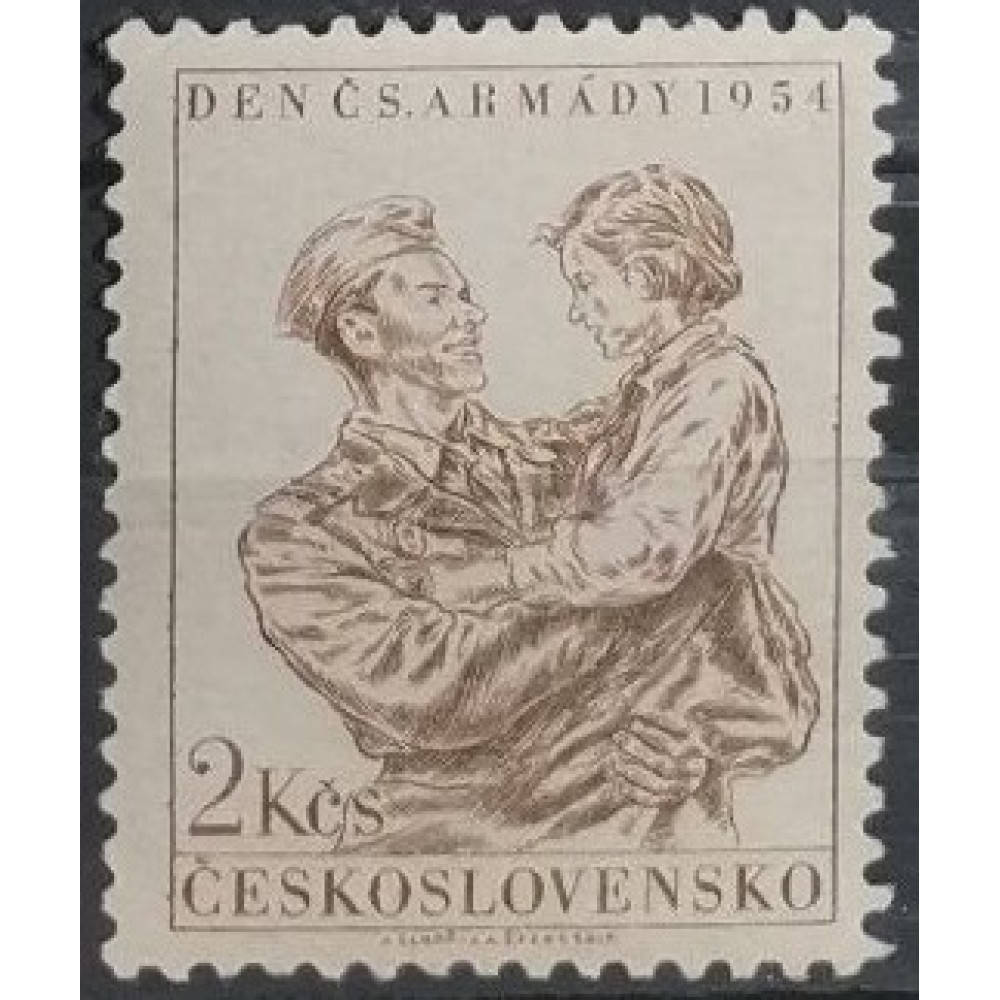 Sello Checoslovaquia, 2 Kčs, Mi.877, MNH** 