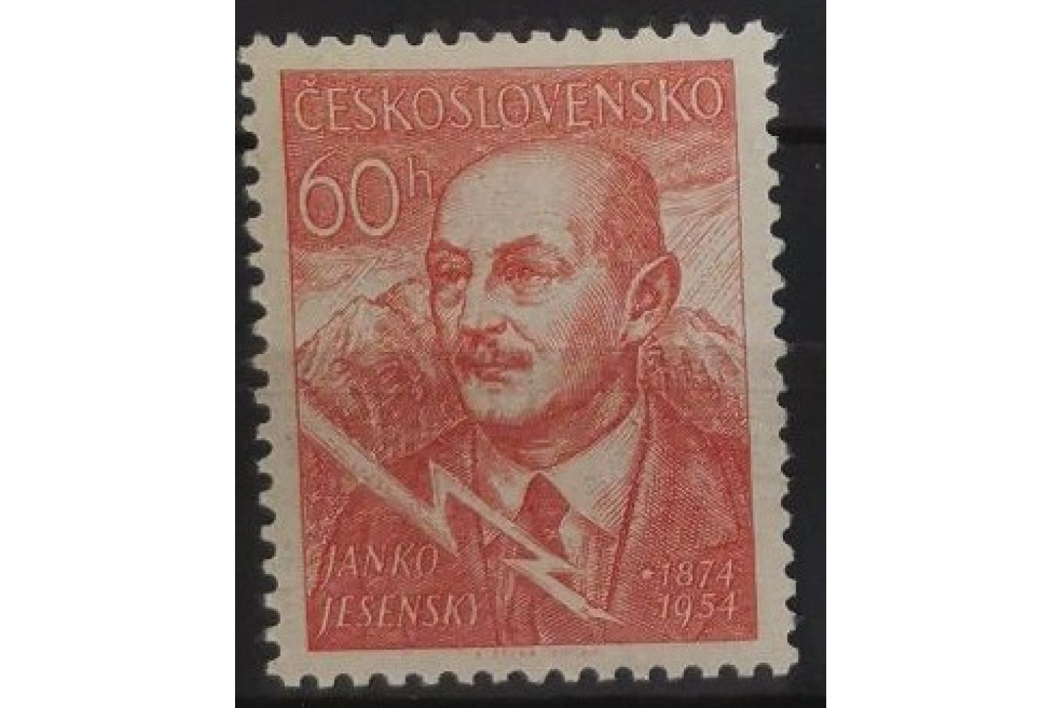 Známka ČSR, 60 h, Pof.806** 