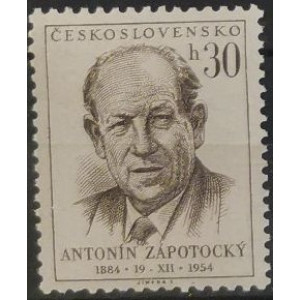 70. narozeníny A. Zápotockého - 30 h šedohnědá