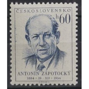 70. narozeníny A. Zápotockého - 60 h modrá