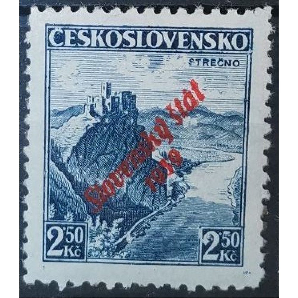 Briefmarke Slowakei, 2.50Kc, Mi.17, MH* 