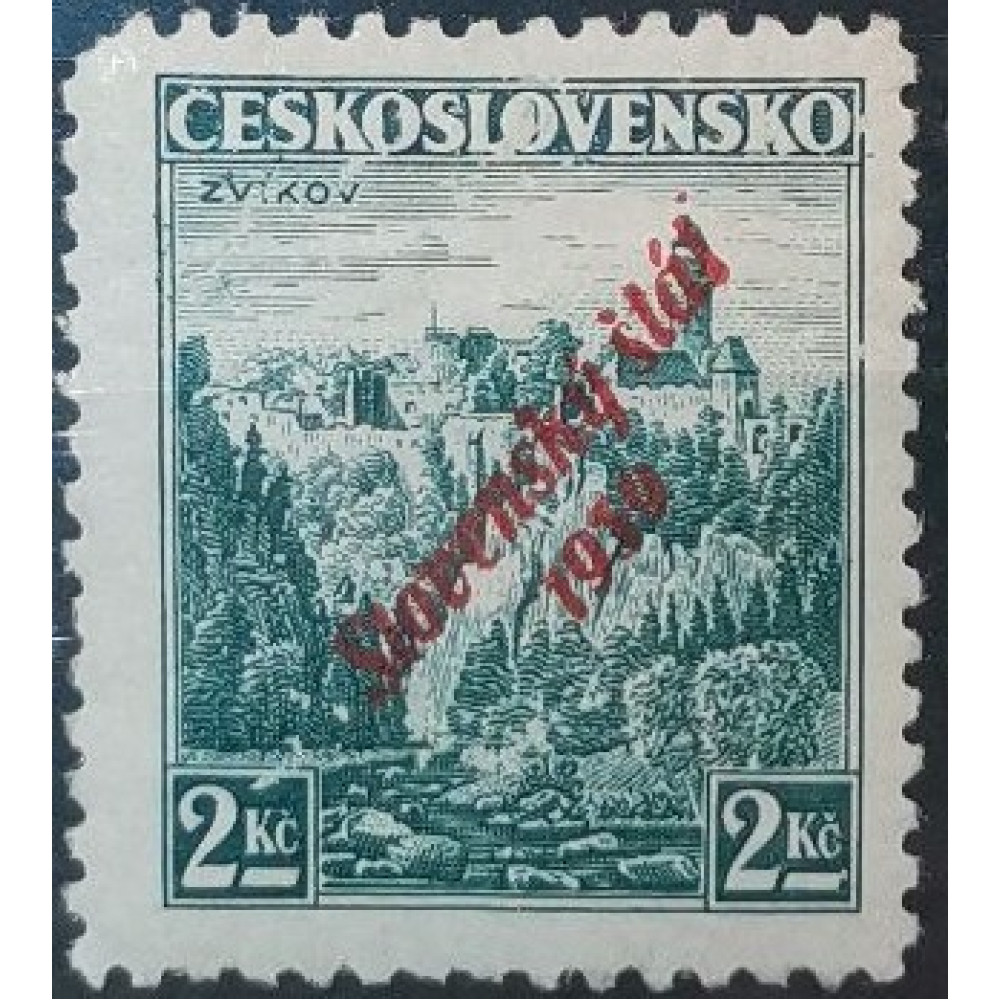 Sello Eslovaquia, 2Kc, Mi.16, MH* 