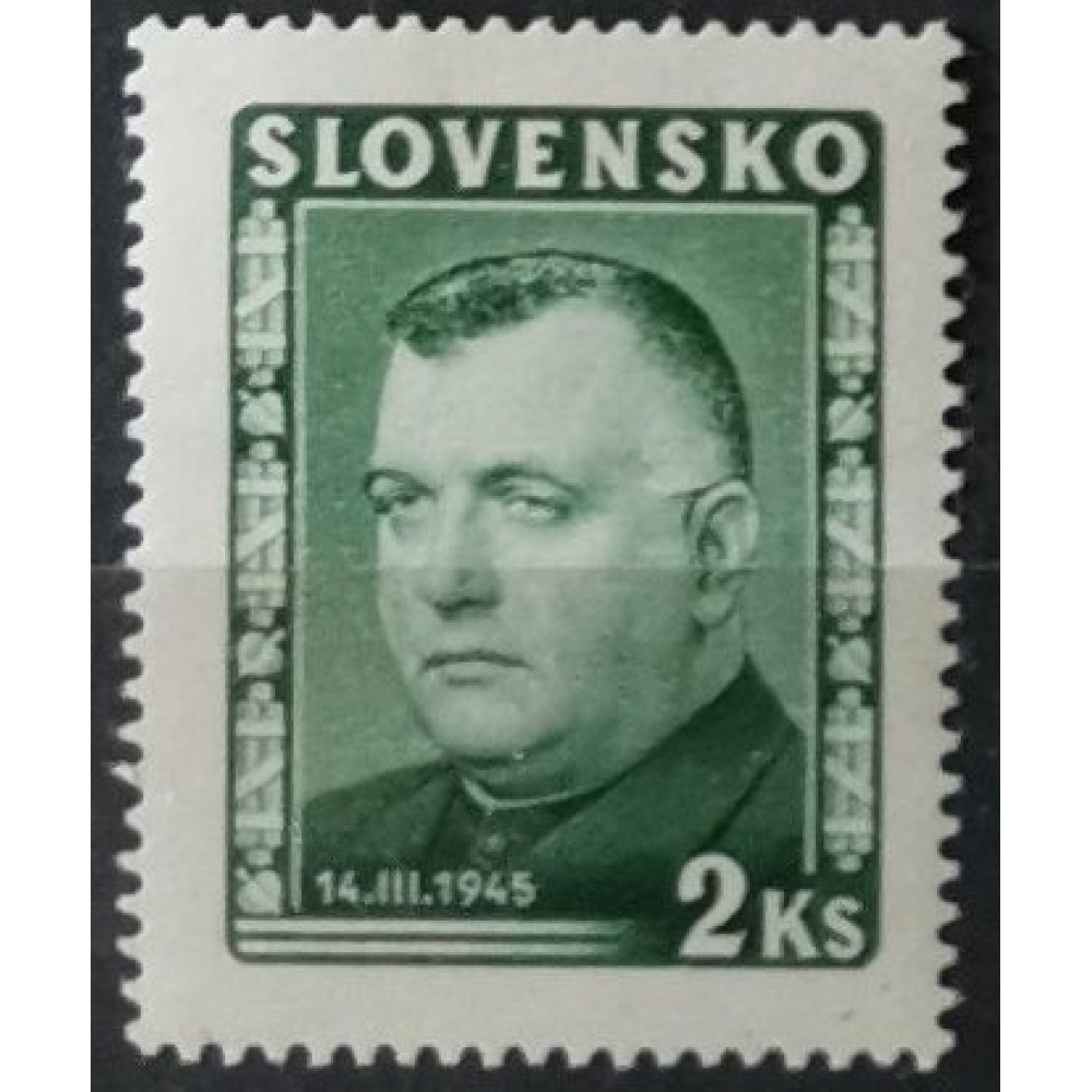 Briefmarke Slowakischer Staat, 2Ks, Mi.158, MH* 