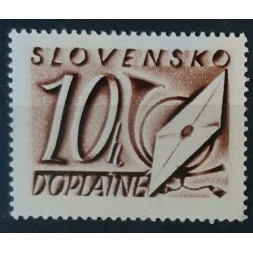 Známka Slovenský štát, Pof.D13*