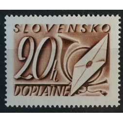 Známka Slovenský štát, Pof.D14*