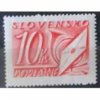 Stamp Slovak state, Pof.D27 (Mi. P38), MH