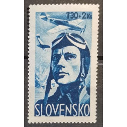 Briefmarke Slowakischer Staat, 1.30+2 Ks, Mi.122, MNH** 