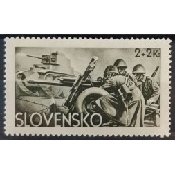 Briefmarke Slowakischer Staat, 2+2 Ks, Mi.123, MH* 