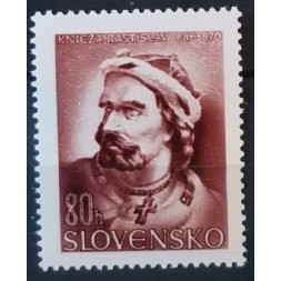 Známka Slovenský štát, 80H, Pof.100** Známka Slovenský štát, 80H, Pof.100**