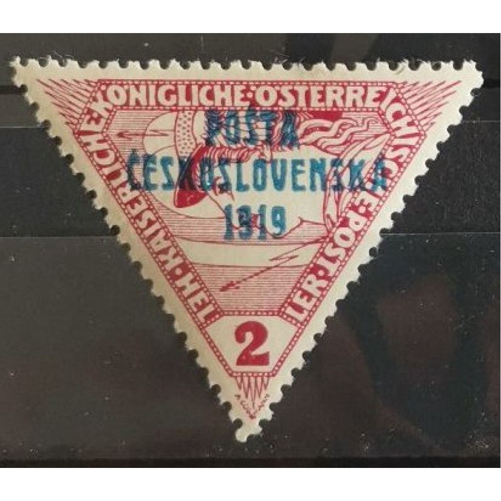 Briefmarke Tschechoslowakie PČ 1919, 2h, Mi.67, MNH** 