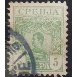 Briefmarke Ex-Jugoslawien, 5 Pa, Mi.53b, Used/#