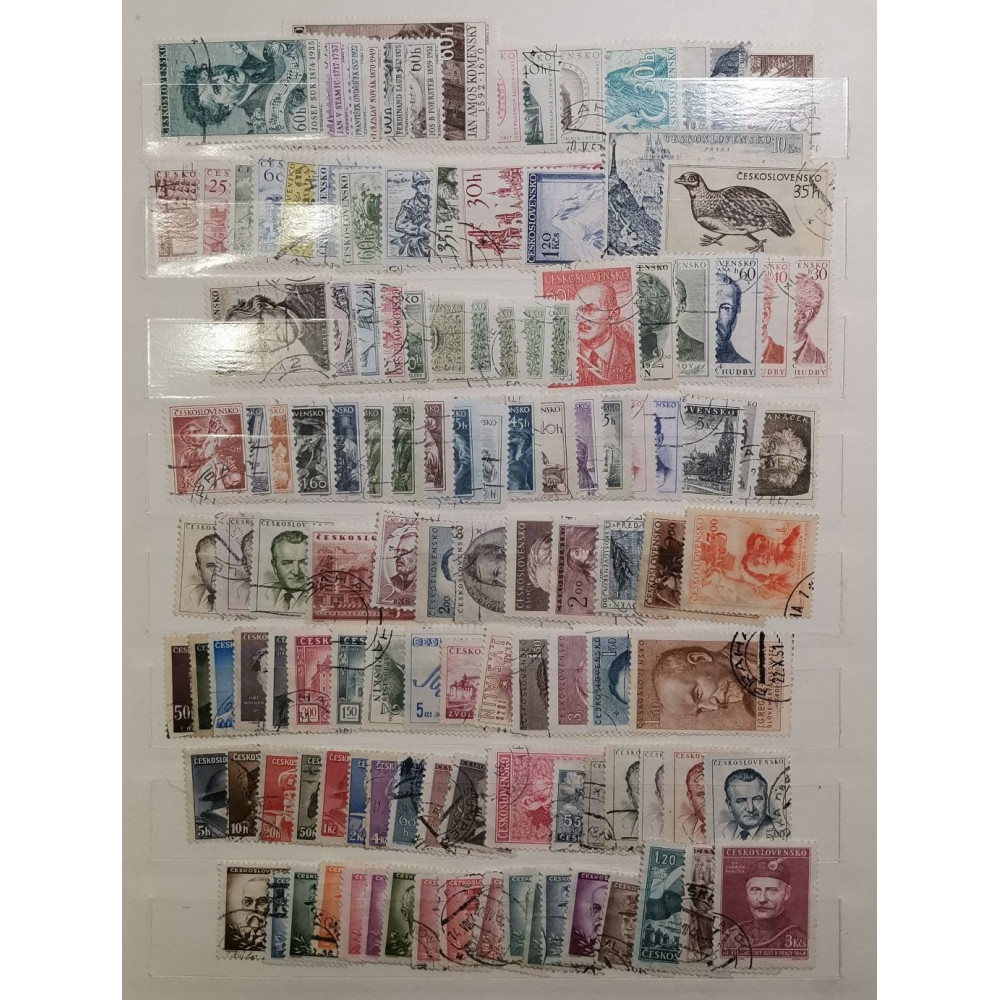 Briefmarken lot Tschechoslowakie lot-4030, Used/#