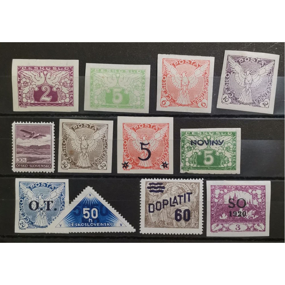 Sestava známek ČSR lot-4036*