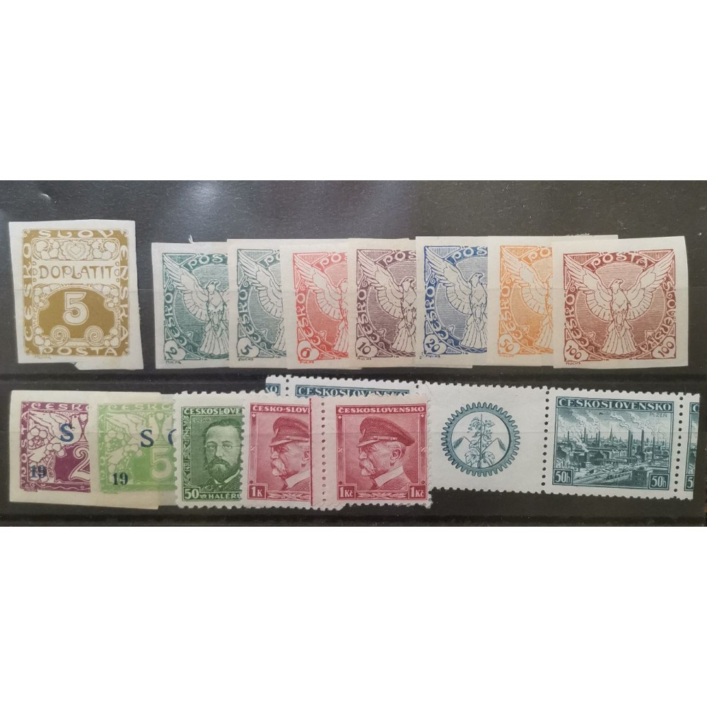 Sestava známek ČSR lot-4038*