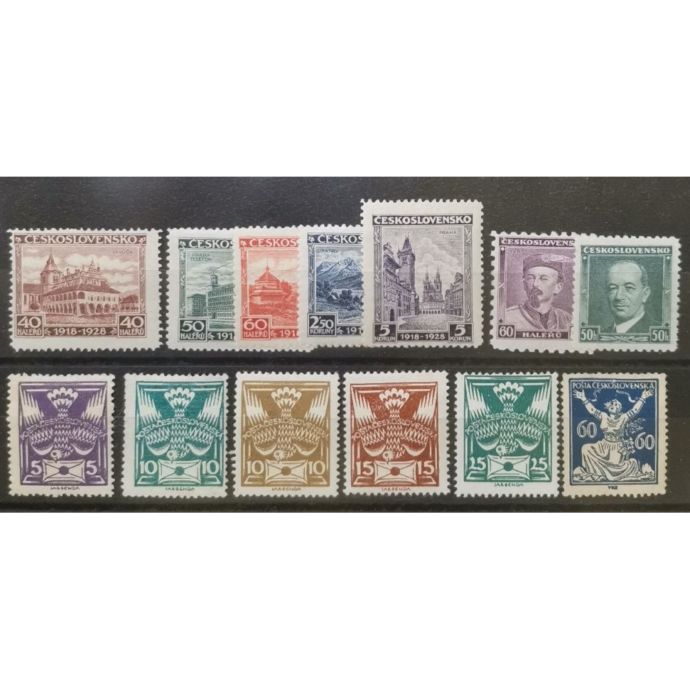 Sestava známek ČSR lot-4039*
