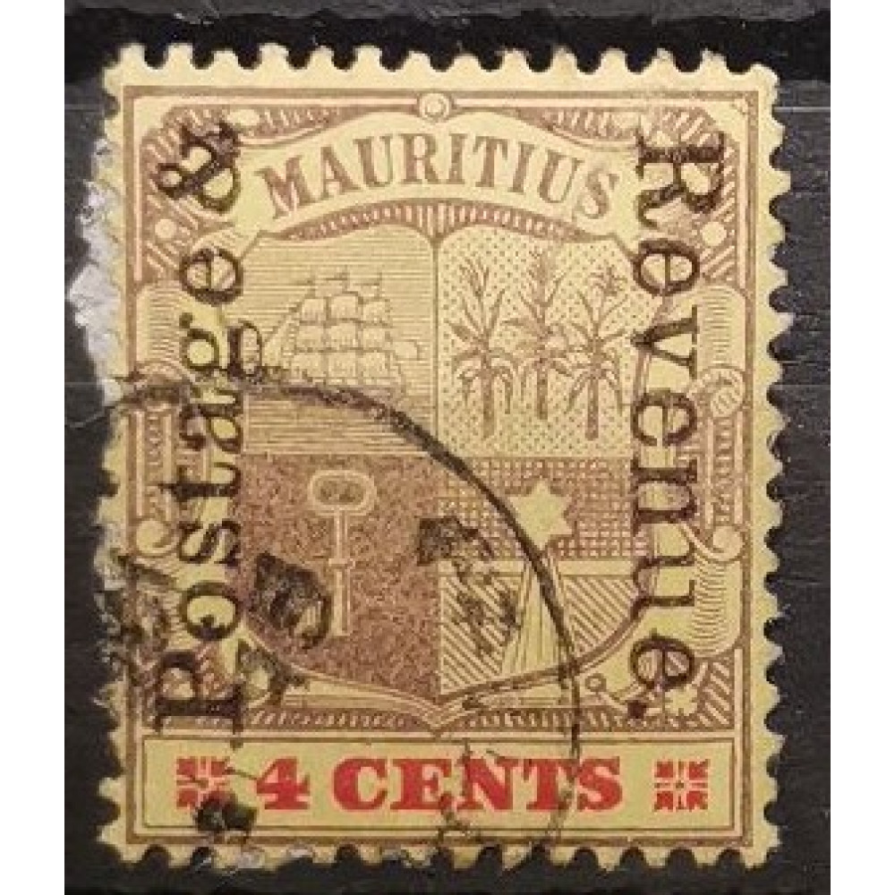 Selo Maurício, Sg.157, Usado/# 