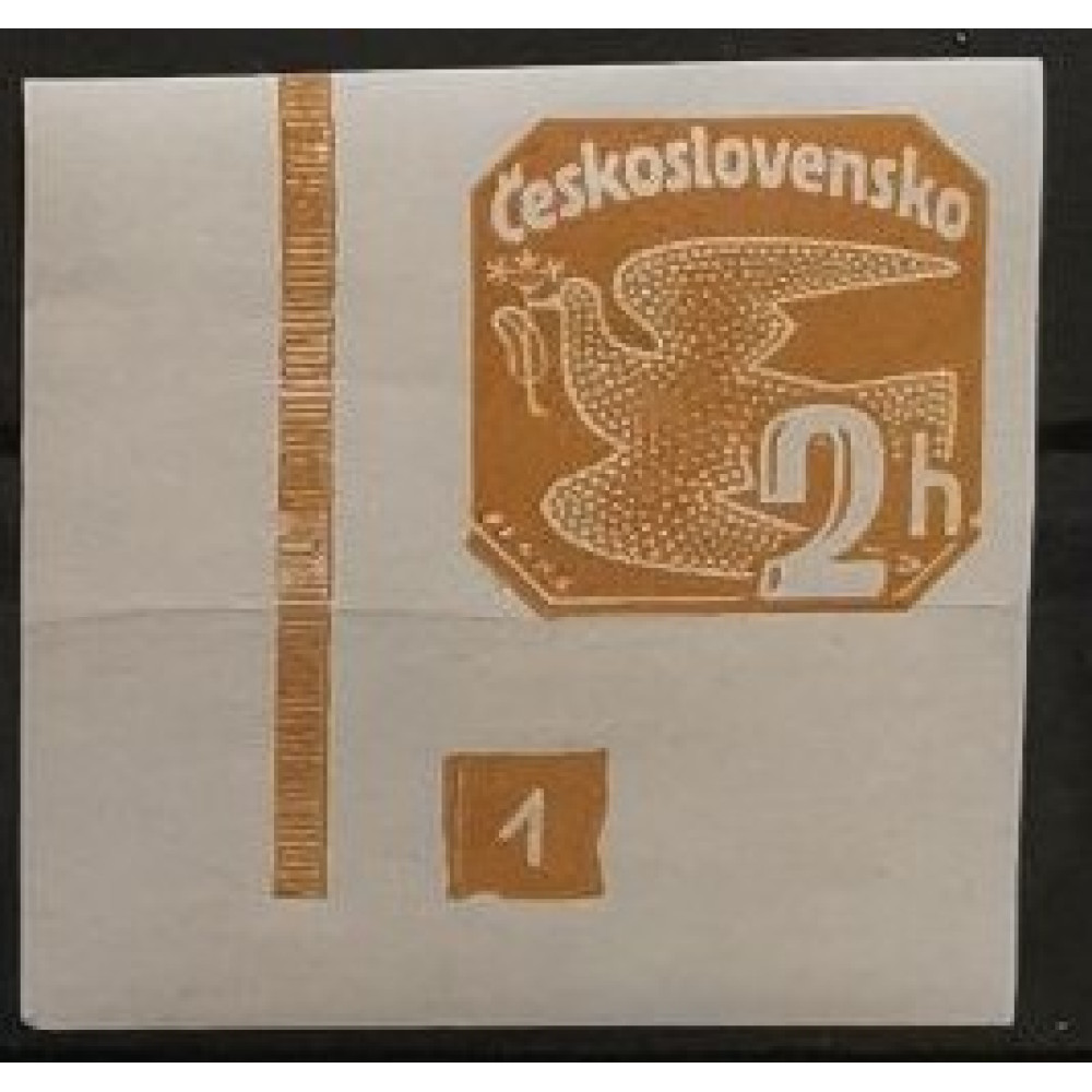 Briefmarken mit Kennzeichen Tschechoslowakie, 2h, Mi.364, MNH** 