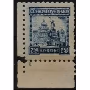 Známky s deskovým číslem ČSR, 2,50 Kč, Pof.223** 