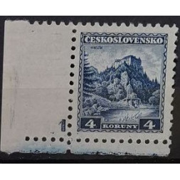 Briefmarken mit Kennzeichen Tschechoslowakie, 4 Kč, Mi.312, MNH** 