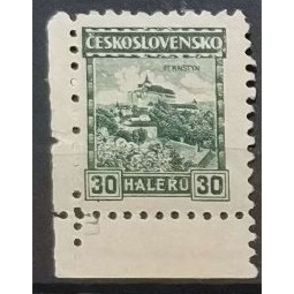 Briefmarken mit Kennzeichen Tschechoslowakie, 30h, Mi.258, MH* 