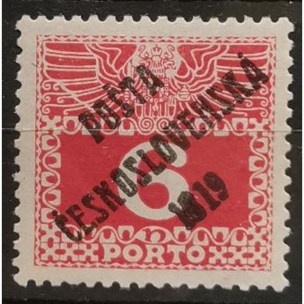 Briefmarken Tschechoslowakie PČ 1919, 6h, Mi.76, MNH** 