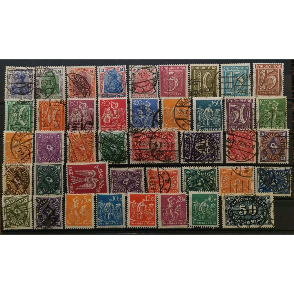 Stamps lot German Empire lot-4288, Used/#