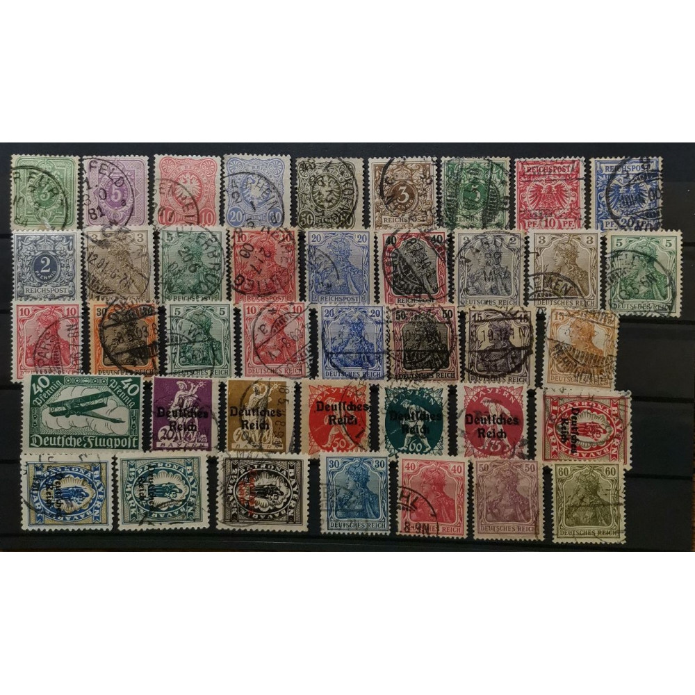 Stamps lot German Empire lot-4289, Used/#