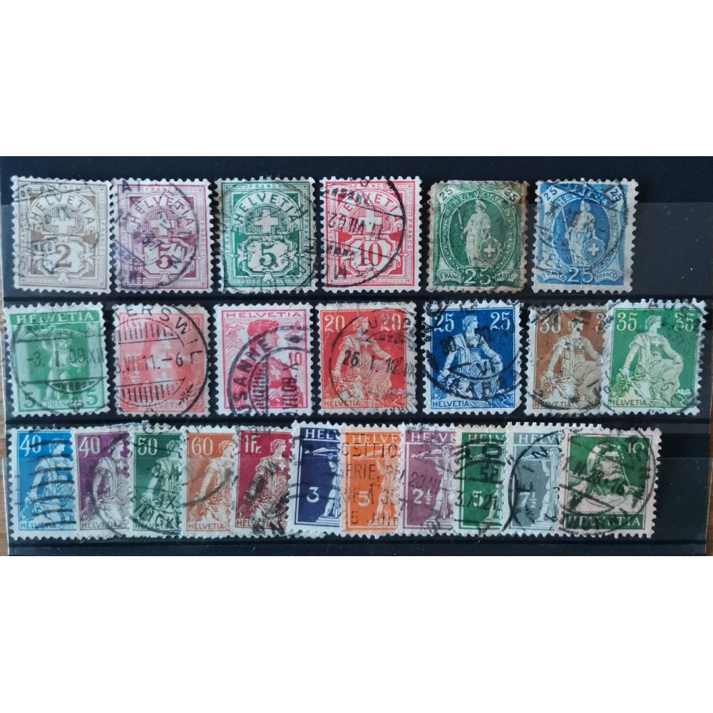 Briefmarken lot Schweiz lot-4291, Used/#